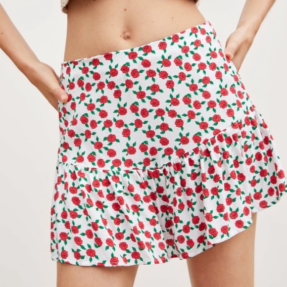 Zara rose printed skort - Picture 2 of 6